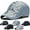 Medium Gray, variant on Sport Cap Breathable Mesh Baseball Hat, Low-Profile Fit, Adjustable Strap, Quick-Drying Fabric, Machine-Washable, Effective Sun Protection OutdoorsSport Cap Breathable Mesh Baseball Hat, Low-Profile