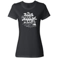 thumbnail image 3 of Inktastic The Beach is My Happy Place with Palm Trees Women's T-Shirt, 3 of 5