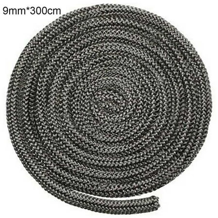 

Ruibeauty Black Stove/Fire Rope Wood Burning Stove 9mm 3meters Length Log Burner Door Seal