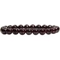 thumbnail image 1 of Natural AA Red Garnet Gemstone 8mm Round Beads Stretch Bracelet 7 Inch Unisex, 1 of 5