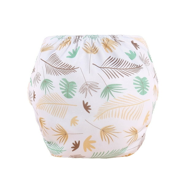 Pañal para bebé Pantalones de pañal con botones a presión estampados para bebé Pantalones de pañal para niños de talla grande Pantalones de pañal para bebé