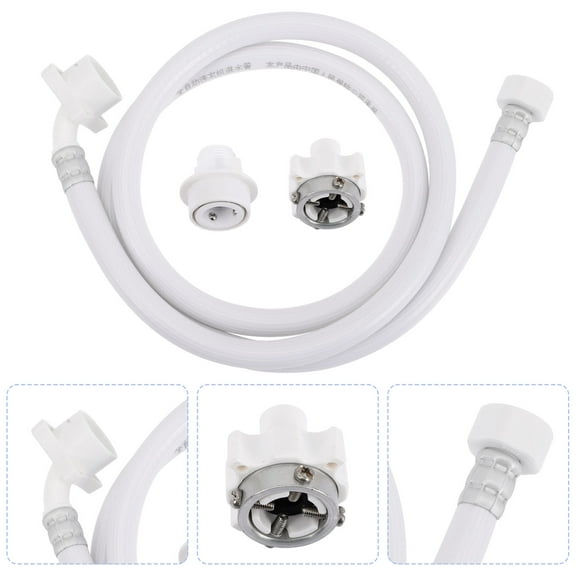 ELAYARD Flexible Portable Washer Inlet Hose PVC Water Connector for Home Washing Machine Use and Easy Installation