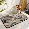 thumbnail image 3 of Multi-functional Coffee Drying Mat, 19.5x12in - Floral Patterned Kitchen Counter Mat & Sink Splash Guard, Perfect for Espresso Machines, Coffee Mat Coffee Pots and Dining Room Decoration, 3 of 7