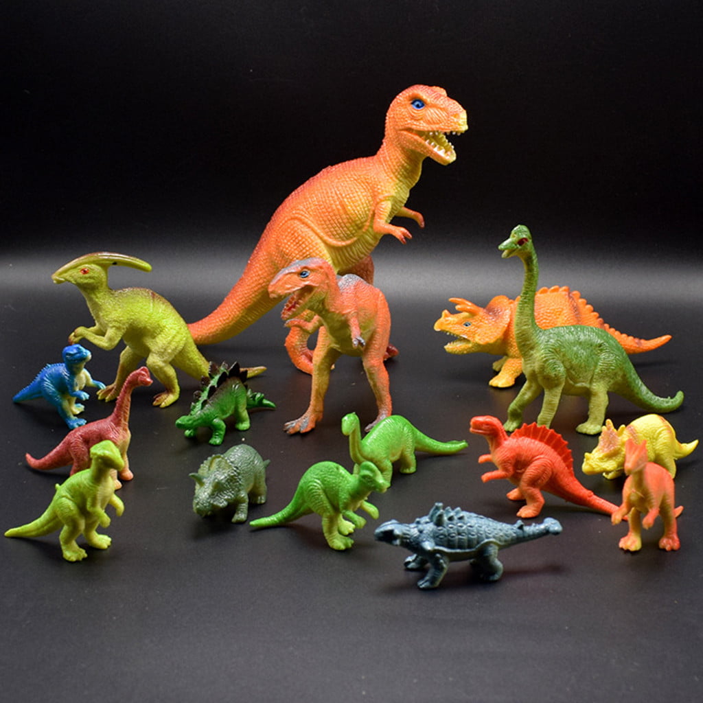 厂家直供中号仿真塑胶恐龙野生海洋动物模型儿童玩具袋装系列-阿里巴巴
