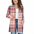 thumbnail image 6 of uublik Girls Cardigans Kids Lightweight Fall Winter Coat Outerwear with Pockets Size 5T-14 Pink, 6 of 6