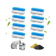 thumbnail image 5 of Filtros Fuentes Mascotas Repuesto Para Bebedero 8 Pzs Belug Blanco Azul, 5 of 5