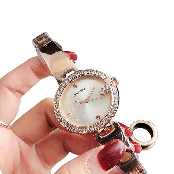 Women's fashion watch steel strap quartz small dial watch