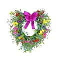 thumbnail image 3 of Corona de corazón, guirnalda para puerta de entrada, guirnalda de flores con lazo, corona de gypsophila para Rosa roja, 3 of 6
