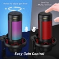 thumbnail image 4 of TONOR TC320 Gaming Mic, USB Microphone with RGB/Gain Control, Mute Touch for Streaming, Podcasts, Recording, Twitch/YouTube/Discord, Condenser Computer PC Mic with Stand on Mac/PS4/PS5/NS, 4 of 9
