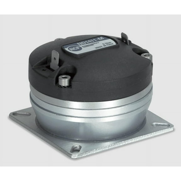 RCF ND1411M NEO Driver 1.5-Inch Diaphragm 25 Watts Rms 50 Watts Peak 8-Ohm 1-Inch Exit Throat Precision Transducers Pro Audio Speaker