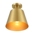 thumbnail image 5 of Meridian M60076NB 1-Light Ceiling Light in Natural Brass, 5 of 7
