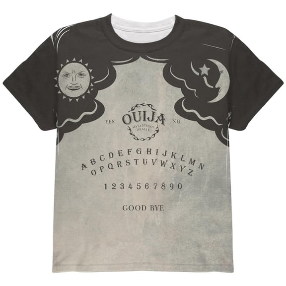 Halloween Ouija Board Costume All Over Youth T Shirt Multi YLG
