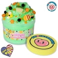 thumbnail image 2 of Slime Peachybbies Honeydew Boba Slush, 200 ml, 100% auténtico, 2 of 7
