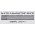 thumbnail image 4 of Mato & Hash 5 Toe Active Athletic Performance Sport Toe Socks  - 6PK White CA7000SP M/L, 4 of 4