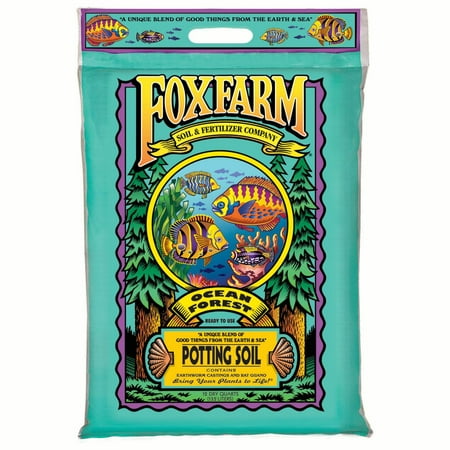 Foxfarm FX14053 12 Quart Ocean Forest Garden Potting Soil Healthy Mix 6.3-6.8 (Best Garden Soil Mix)
