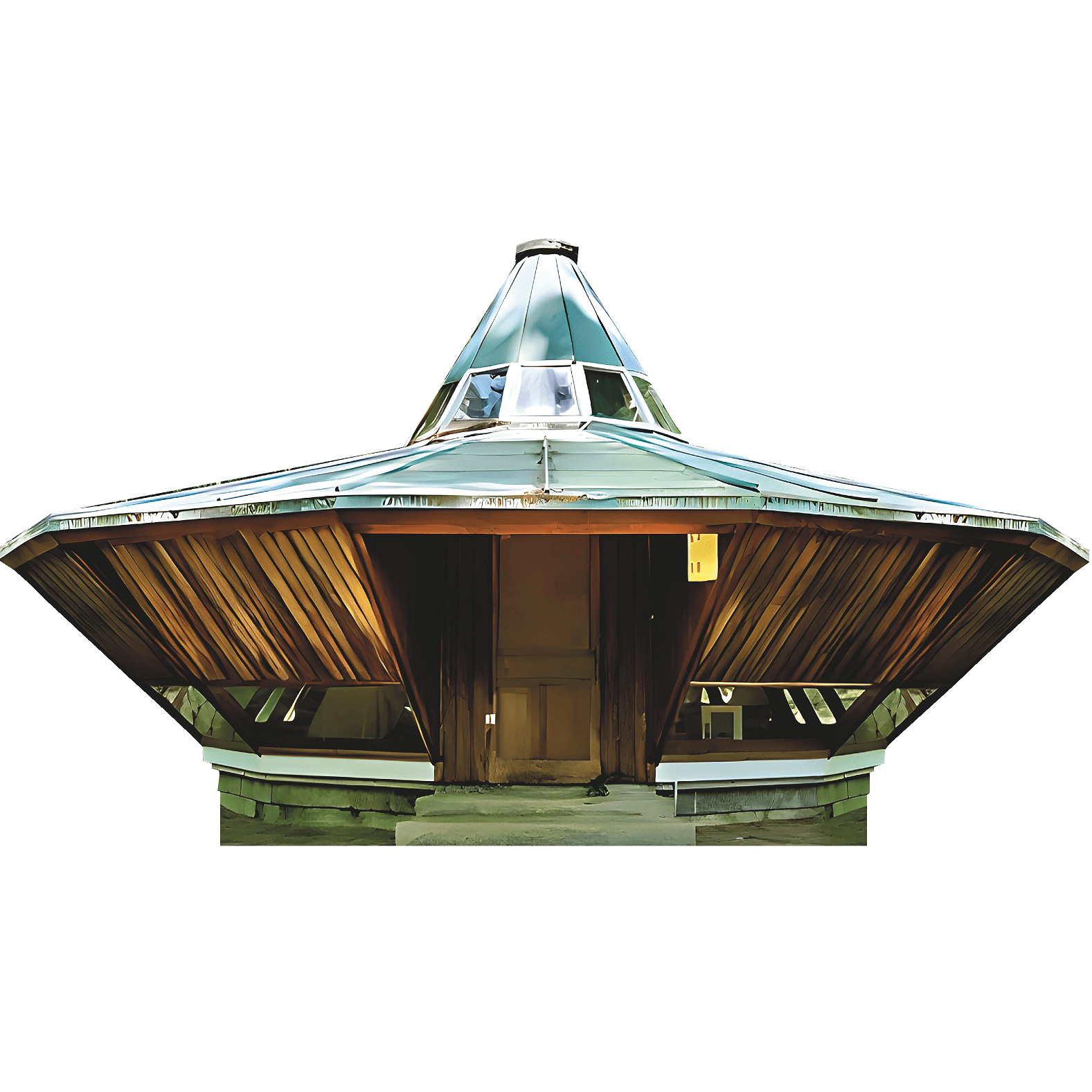 H13549 Jackie Gleason UFO Mothership Space Ship House Cardboard Cutout Standee Standup