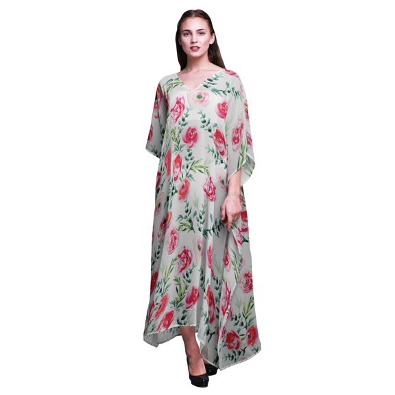 Bimba Long Caftan Maxi Dress Beach Swimwear Cover up WomensÃ‚Â Kaftan
