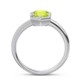 thumbnail image 4 of 2.00 Ct Round Cut Peridot Gemstone Beautiful Solitaire Wedding Ring for Women Solid 14K White Gold Size 10 by Diamond Capitals, 4 of 8