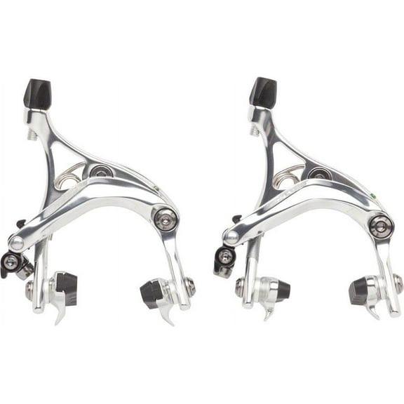 Tektro R539 Road Caliper Set Front & Rear Silver 47-57mm QR