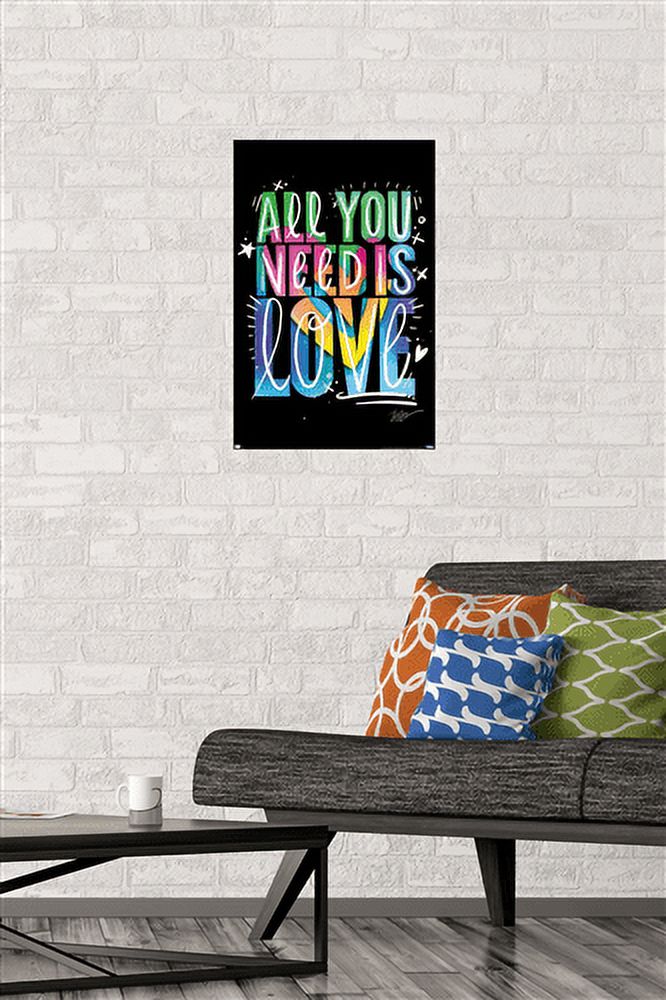 Jason Naylor - All You Need Is Love Wall Poster, 14.725" x 22.375"