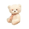 thumbnail image 3 of Msgweeeg Plushs Toys Cute Stuffed Animals 9 Inches White Bear Scarf Toy Children's Little White Bear Sleeps Doll Boy and Girl Holiday Birthday Gift Boys Christmas Gifts Gift for 7 Year Old Girl, 3 of 7