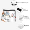 thumbnail image 6 of Disketp Animals In Transport Men'S Boxer Briefs,Soft And Breathable Cotton Underwear With Comfortflex Waistband, 6 of 8