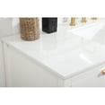 thumbnail image 4 of Elegant Decor Larkin 48" Solid Wood MDF Single Bathroom Vanity in White, 4 of 8