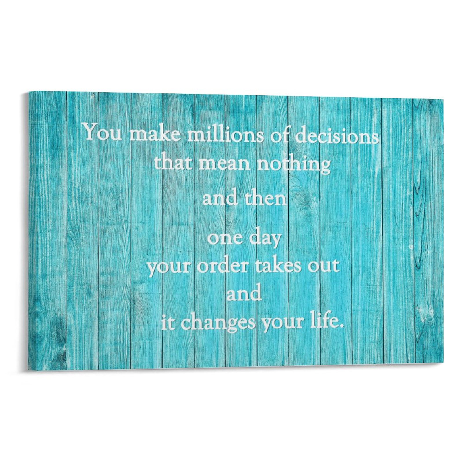 Classic Lines from Sleepless in Seattle Framed Canvas Wall Art