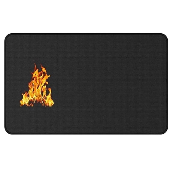 Under Grill Mats for Outdoor Grill, Double-Sided Fireproof Deck and Patio Protector Mat, Waterproof Oil-Proof BBQ Floor Pad