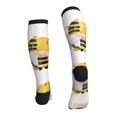 thumbnail image 2 of Bixox Gnomes Honey Bee Print Compression Socks,Compression Socks Women & Men Circulation for Medical,Running,Athletic, 2 of 7