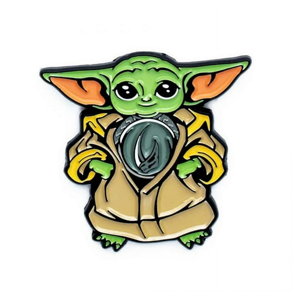 Star Wars Mandalorian 3 Grogu Mudhorn Armor Pin