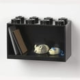 thumbnail image 3 of LEGO Storage Products: 41151733 8-Stud Brick Shelf - Black, 3 of 5