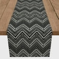 thumbnail image 3 of Creative Products Abstract Chevron Black 16x90 Poly Twill Table Runner, 3 of 3