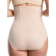 thumbnail image 4 of Naomi & Nicole Women's Firm Control Luxe Shaping with Back Magic High Waist Shaping Brief Shapewear, 4 of 9