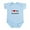 Sky Blue, variant on CafePress - I LOVE MY T SHIRTS: Infant Bodysuit - Baby Light Bodysuit, Size Newborn - 24 Months