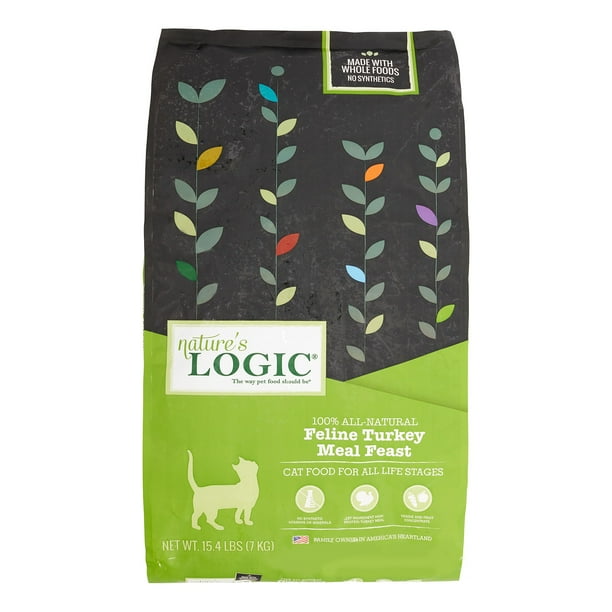 Nature's Logic Turkey Meal Feast Dry Cat Food, 15.4 lb