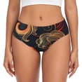 thumbnail image 1 of Balery Fiery Floral Pattern Ropa Interior de Algodón para Mujer con Dibujo – Braguitas Cómodas y Elásticas, Estilo Clásico-XX-Large, 1 of 6