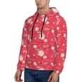 thumbnail image 2 of Hoodies for Men - Hello Summer Flamingo Long Sleeve Comfrt Men'S Fashion Hoodies & Sweatshirts, Sweatshirts for Men Hoodies Pullover Clothing Clothes with Pouch, 2 of 7