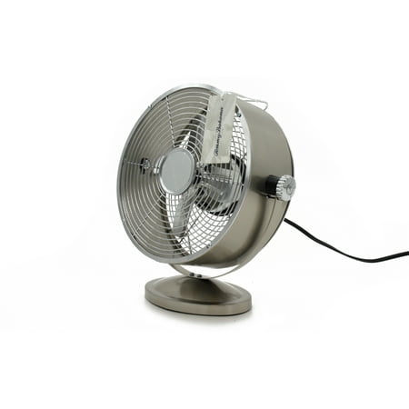 

Retro Pedestal Desk Fan with Pivot Fan Head 2 speed