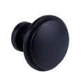 thumbnail image 4 of LC LICTOP 6Pcs Cabinet Pull Knobs Single-Hole Hardware Wardrobe Knobs with Mounting Screws Black, 4 of 6