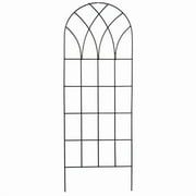 Gardman 48 in. H Black Steel Garden Trellis