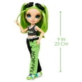 thumbnail image 6 of Rainbow High Jr High Jade Hunter - 9-inch GREEN Fashion Doll with doll accessories- open and closes backpack, Great Gift for Kids 6-12 Years Old and Collectors, 6 of 9