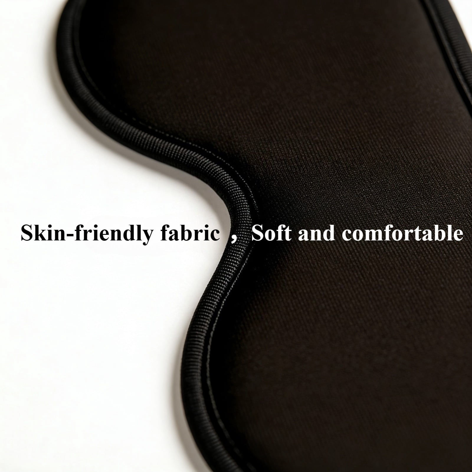 CHENQI Sleep mask, gel cold compress mask, relieves eye fatigue, adjustable elastic band, one-size-fits-all, suitable for lunch breaks at work, travel, computer enthusiasts, home use, black