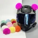 thumbnail image 5 of 2 piezas de casco de motocicleta lindo y creativo con orejas de gato de peluche, bolas decorativas para casco de motocross, accesorios adhesivos para estilismo de cosplay, 5 of 5