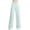 Blue, variant on LLYwey Sweatpants For Women Fashion Women Button Pockets Zipper High Waisted Leg Wide Full Length Pants Solid Jeans Female Pants Long Pant Style H1 Pinks M