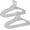 Gray, variant on Non-Slip Rubber Coated Hangers, 20 Pack Plastic Clothes Hangers with 360? Swivel Hook 17.7 Inches Slim Space Saving Hangers for Adult Clothes Shirts Dresses Pants, Gray