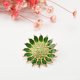 thumbnail image 5 of Broches para las mujeres Elegante Pin de girasol con Rhinestones Aesthetic Broche Joyas de joyería Costume Heronsbill Estilo Regalos para Mujeres Verdes sidaley AP004683-01, 5 of 7