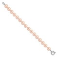 thumbnail image 2 of Sterling Silver 10-11mm Pink Shell Bead Bracelet, 2 of 5