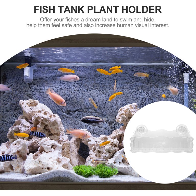 Unique Bargains 11.8 Length Grip Rectangle Aquarium Fish Tank