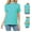 Mint Green, variant on Basico Fuchsia Polo Collared Shirts For Women 100% Cotton Short Sleeve Golf Polo Shirts For Women and Juniors